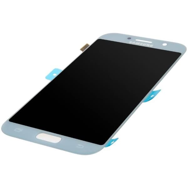 LCD-skærm - SAMSUNG - Galaxy A3 2017 - Himmelblå - For-samlet - Nem at montere Himmelsblå