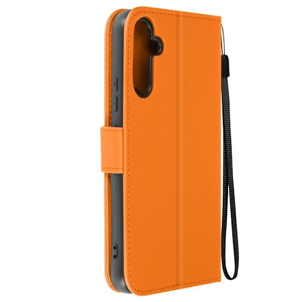 Frog Case til Samsung A34 5G Wallet Support Håndledsrem Orange