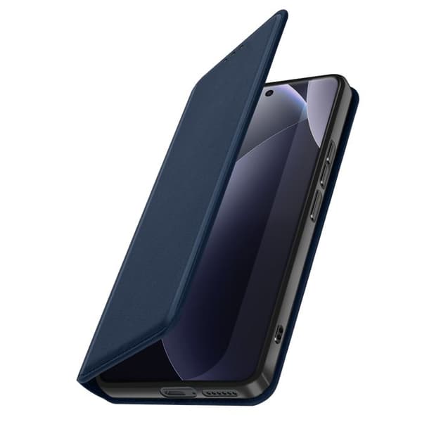 Fodral för Redmi Note 15 Pro 4G Classic Series med kortfack och videostöd Mörkblå Blå
