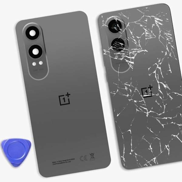 Baksida för OnePlus Nord CE 4 Lite 5G Original Service Pack Oneplus Silver Grå