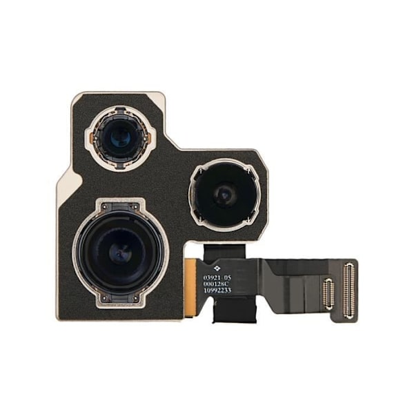 Takakamera iPhone 14 Pro Maxille - Valokuvatunnistinmoduuli - Liitäntäkaapeli Svart