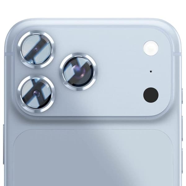 Beskyttelseskamera til iPhone 18 Pro / iPhone 18 Pro Max i polarblå hærdet glas polarblått