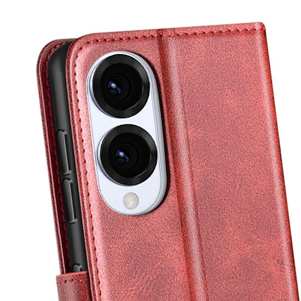 Samsung Galaxy S25 Edge Kotelotasku Punaisella Rihmalla Röd
