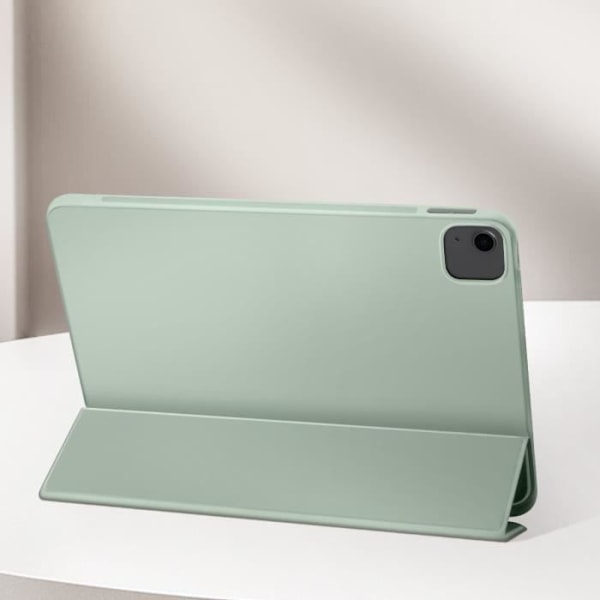 Fodral för iPad Air 13 2024 - AVIZAR - Vikbart flip-stöd i flera positioner - Grön Grön