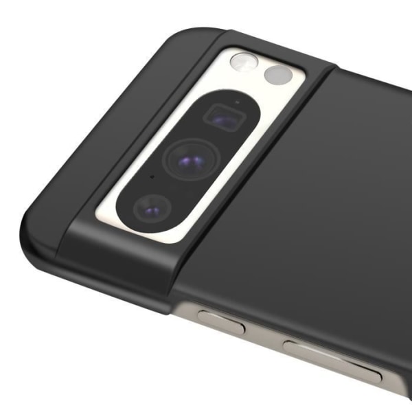 Coque - ADVARSEL - Google Pixel 8 Pro - Stiv - Sort - Anti-fingeraftryk - QI-opladning Svart