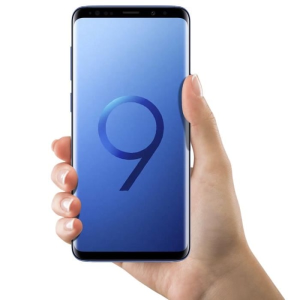 Komplet blok Samsung Galaxy S9 Plus LCD-skærm Touch Glas Original Blå Blå