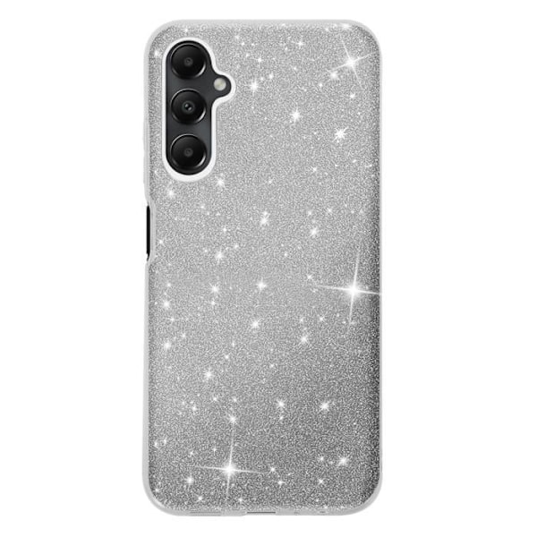 Glittrande Stöttålig Skal för Samsung Galaxy A05S Silver Grå