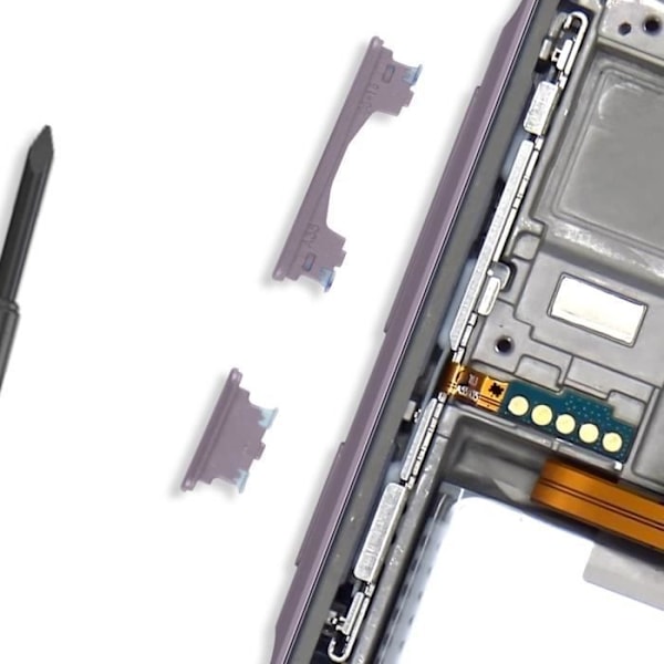 Power- og lydknap til Samsung Galaxy A35 5G Lilla Lila