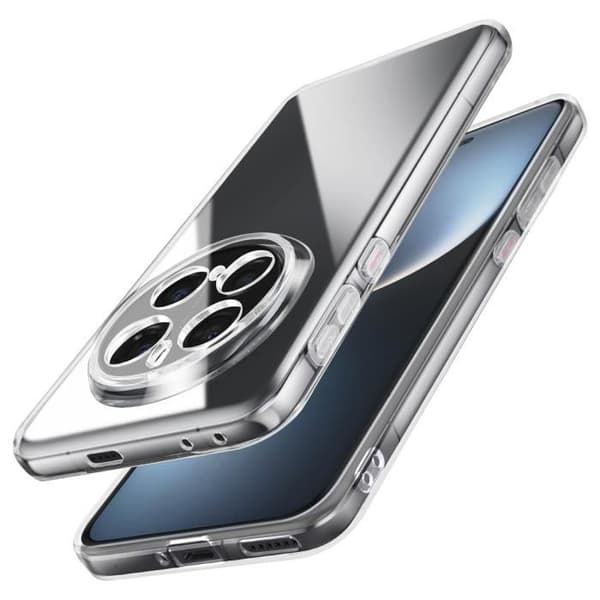 Coque - Honor - Magic 7 Pro - Silikon Stötsäker - Transparent Akryl - Förhöjda Kanter Transparent