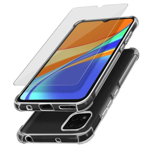 Skal för skydd - Xiaomi - Redmi 9C - Halvstyv silikon - Transparent - Stötsäker och repfria Transparent
