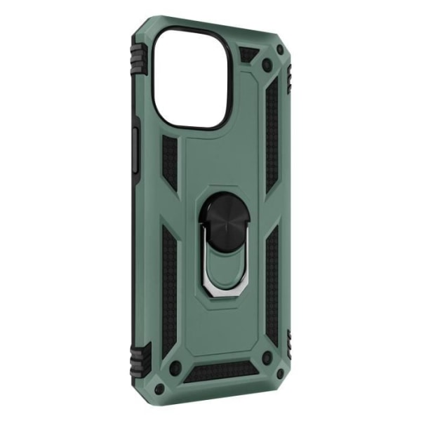 Skal för iPhone 15 Pro Hybrid Magnetic Ring ArmoRing Series Grön