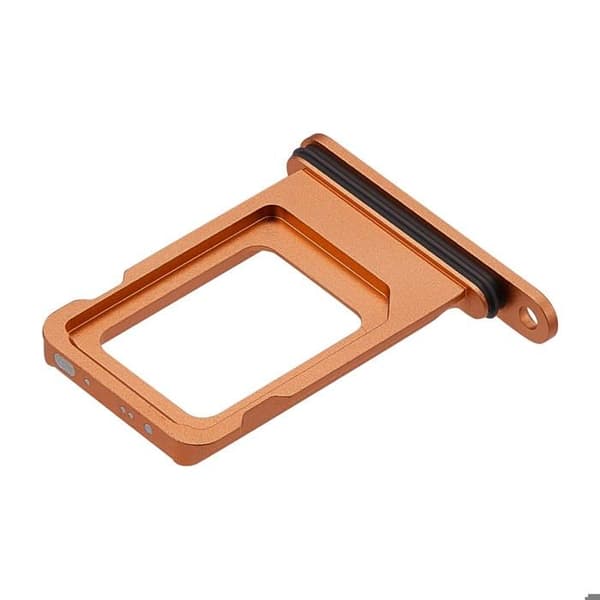 Erstatningsskuffe til Nano SIM til iPhone 17 Pro Orange Apelsin