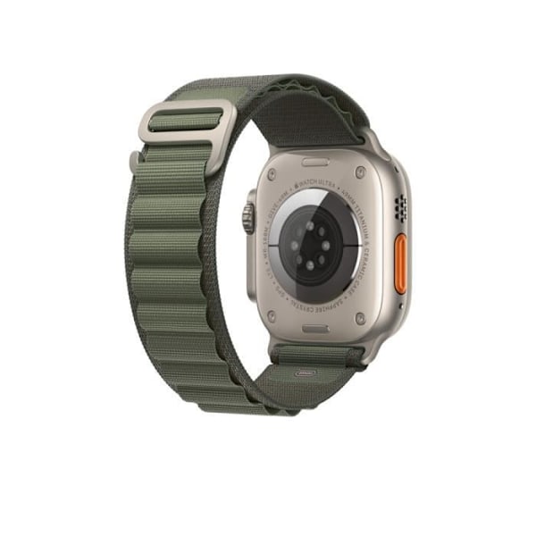 Rem til Apple Watch Ultra 49mm i Eko Khaki Tekstil - EKO - Stof - Grøn - Blandet - Voksen Grön