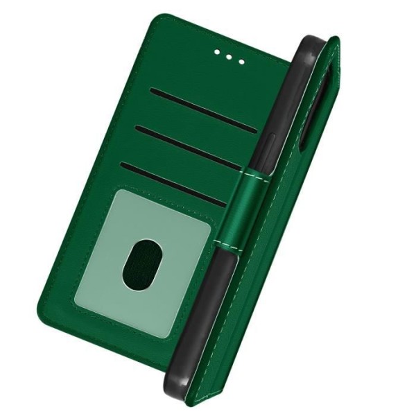 iPhone 13 Pro Max Plånboksfodral Flerfack Videostöd Grön