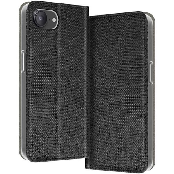 iPhone 16e kotelo Magneettinen Korttipidike Musta Svart