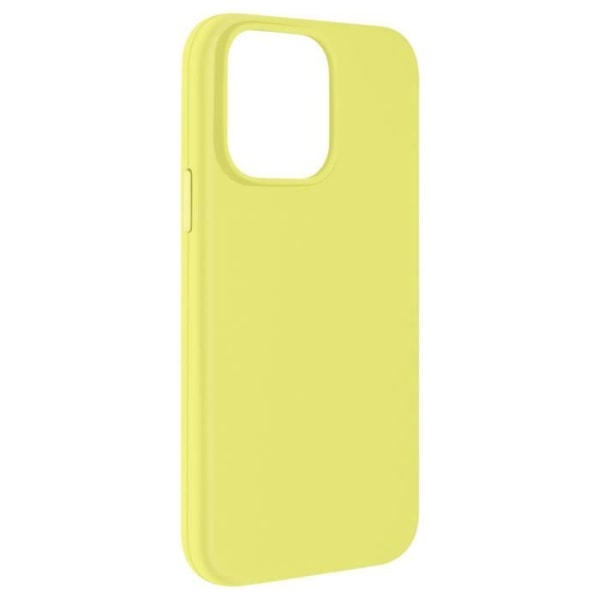 Cover til iPhone 15 Pro Max Semi-stiv Soft-touch Fast Cover Gul Gul