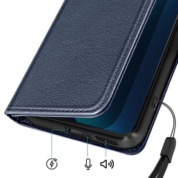 Xiaomi Redmi Note 15 Pro 4G Chesterfield Serie Plånboksfodral Ställfunktion Mörkblå Blå
