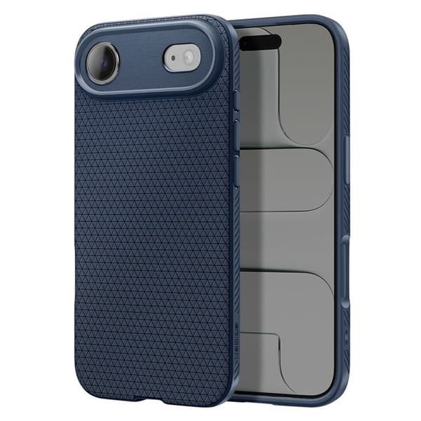 Skr case til iPhone Air - SPIGEN - Liquid Air - Blød - Skridsikker - Natblå Blå