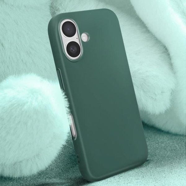 Skal till iPhone 16 Plus - AVIZAR - Halvstyv Soft-touch - Grön - Stötsäker och repskydd Grön