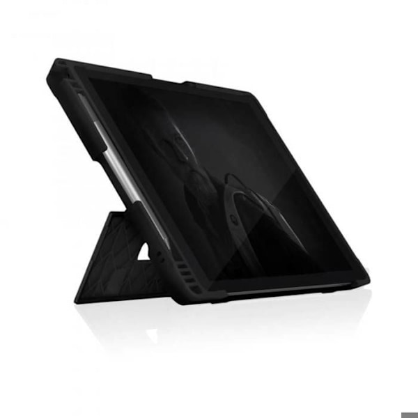 Coque - Dux Shell - Microsoft Surface Pro - Kestävä suoja - Läpinäkyvä takapaneeli - Yhteensopiva 10,5" Svart