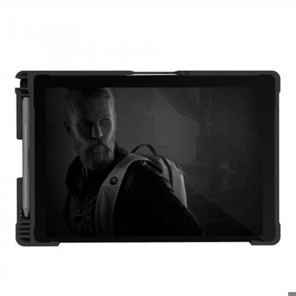 Coque - Dux Shell - Microsoft Surface Pro - Kestävä suoja - Läpinäkyvä takapaneeli - Yhteensopiva 10,5" Svart