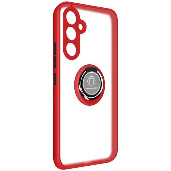 Coque - Samsung - A54 5G - Röd - Polykarbonat + Silikon - Videostöd Röd