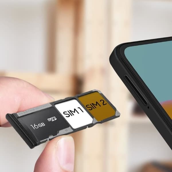 SIM-kortskuffe - Xiaomi - Redmi Note 11 - Sort - Dual Nano SIM - Micro-SD-placering svart