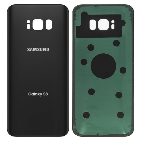Battericover - Samsung - Galaxy S8 - Bagpanel - Sort - 20 g Svart