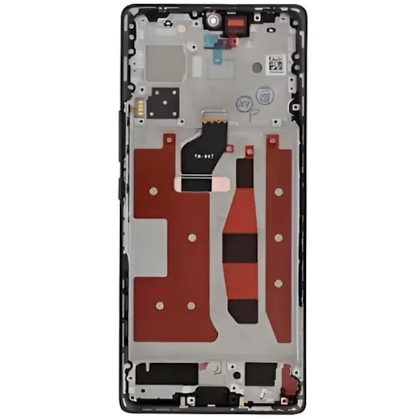 LCD-skärm + Touchscreen för Huawei Nova Y70 med svart chassi Svart