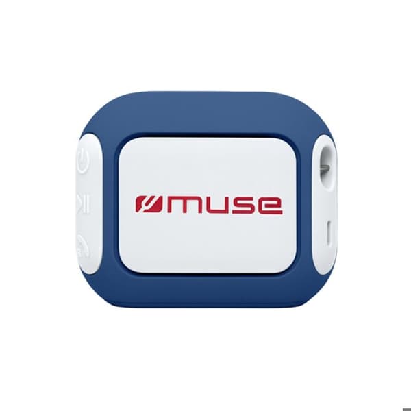 Trådløs højttaler - MUSE - Mini - 5 W - Bass Boost - IPX4 vandtæt Blå