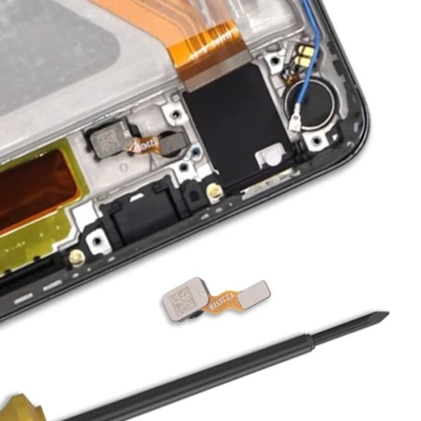 Digitaalinen sormenjälkilukija Honor 70:lle ja Magic 6 Lite 5G:lle Musta Svart