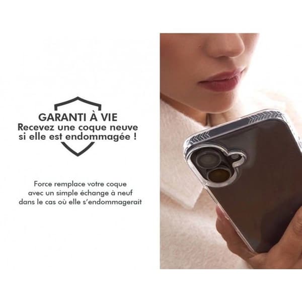 Coque FC Pulse - IPhone17 - Transparent - OFG Transparent