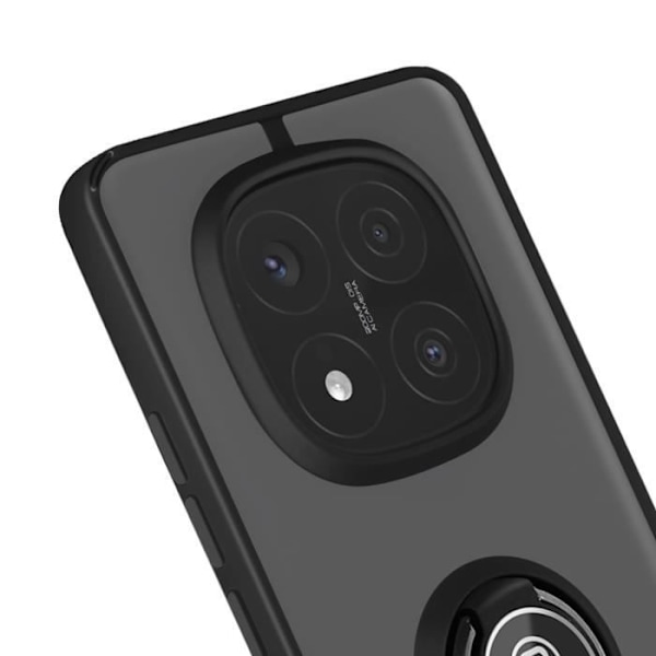 Kotelot Xiaomi Redmi Note 14 Pro 5G / 4G ja Note 14 Pro Plus rengas musta Svart