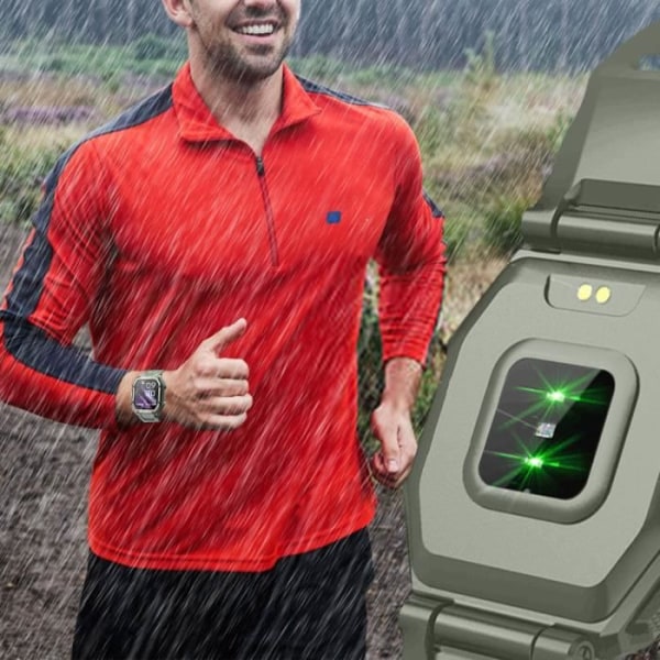 Ideapro Connected Sport Watch - Grön - Pulssensor - Water Resist-certifierad