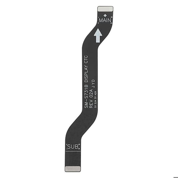 Skærmforbindelseslag til LCD, kompatibel med Galaxy S25 FE, fleksibel, sort Svart