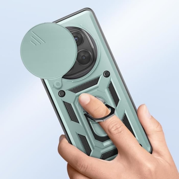 Fodral för Xiaomi Redmi Note 14 Pro och 14 Pro Plus med linslock i ljusgrön färg Grön