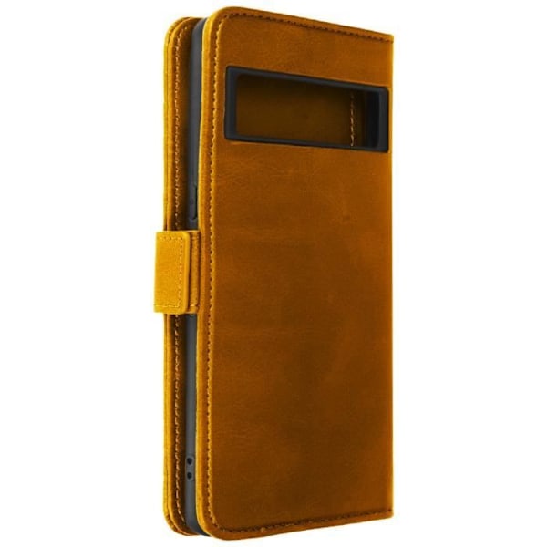 Google Pixel 7 Pro Wallet Case Double Magnetic Tab Camel Kamel