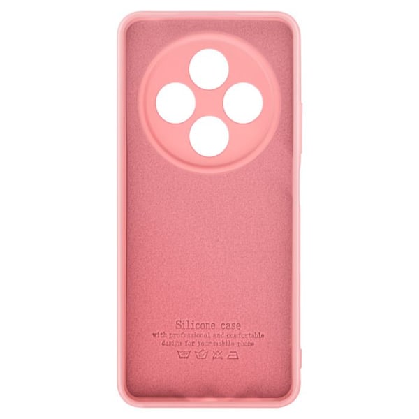 Coque för Xiaomi Redmi 14C Semi-rigid Soft-touch Anti-fingeravtryck Rosa Puder Rosa