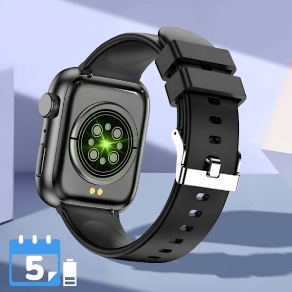Forbundet ur med Bluetooth-opkald Kamerakontrol IGO Watch 3 Forever Black Svart