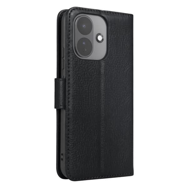 Redmi Note 17 Pro -lompakkoasu, jossa on Zanaé-tuki, musta, graafinen pinta Svart