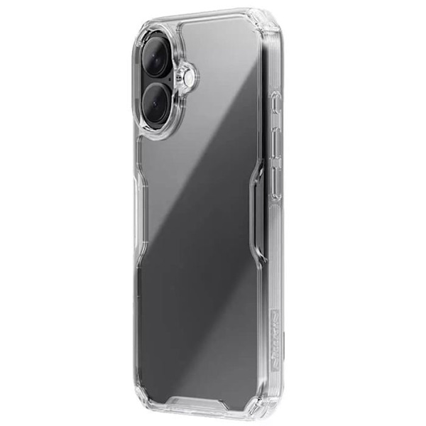 Skyddsfodral - Nillkin - iPhone 16 Plus - Transparent - Semi-stivt - Elegant Transparent