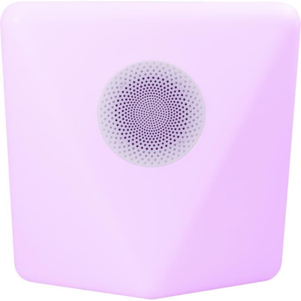 Bluetooth-ljushögtalare - ColorLight - Rock - 45W - 8h batteritid - Vattentålig Vit