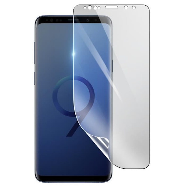 Skärmskydd - 3MK - Samsung Galaxy S9 - Stötsäker Hydrogel - Genomskinlig - Reptålig Transparent