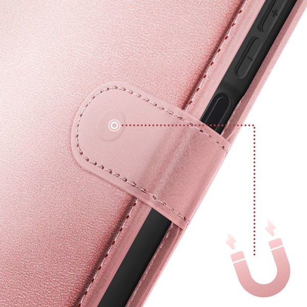 Housse Folio för Xiaomi Redmi A5 Stöd för Video Rosé Champagne Rosa