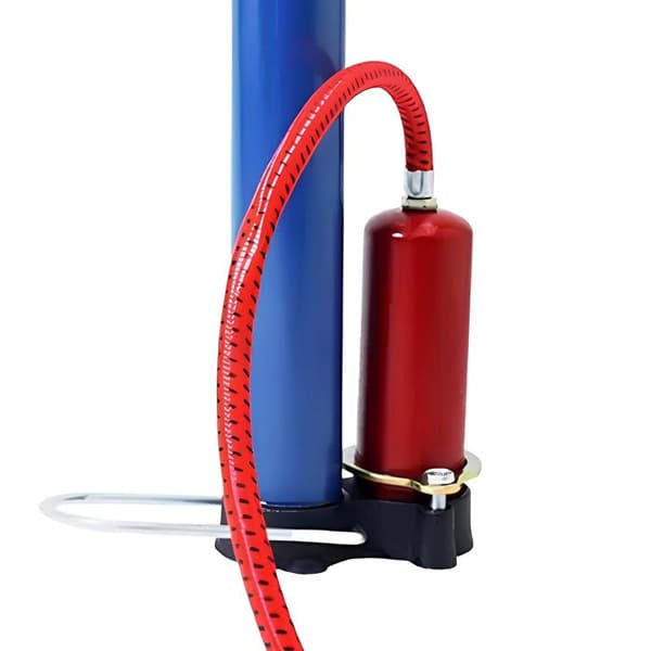 Manuell Mini Luftpump för Cykel 120 PSI Multi Ventil Blå Blå