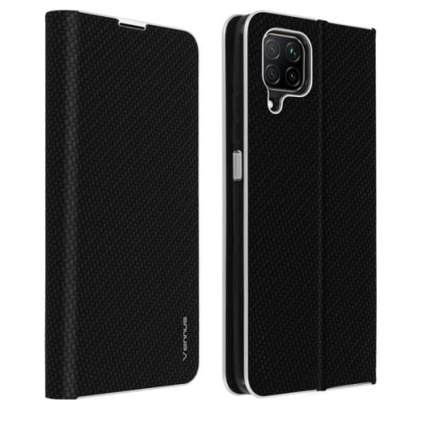 Skal Huawei P40 Lite Integral Case Korthållare Videostöd Svart Koleffekt Svart sort