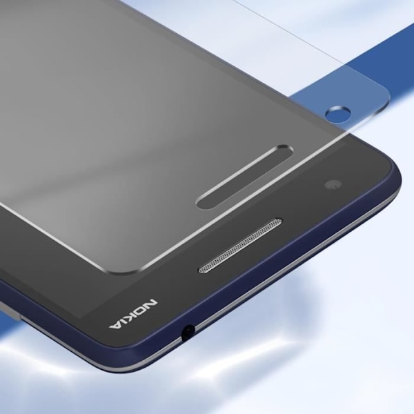 Hærdet Glas til Nokia 2.1 Hårdhed 9H Ridsesikker Gennemsigtig Transparent
