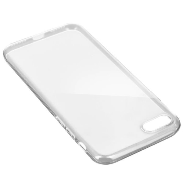 Gennemsigtigt bagcover + film af hærdet glas iPhone 7 og iPhone 8