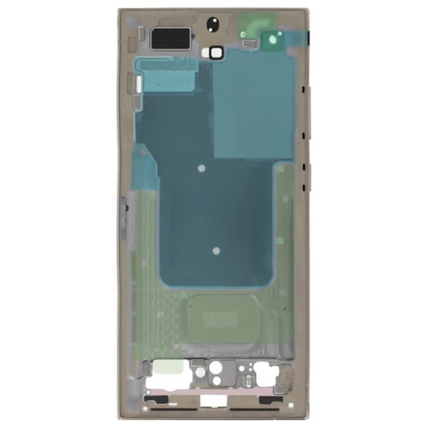 Central Chassi Reservdel för Samsung S24 Ultra Original Service Pack Samsung Beige