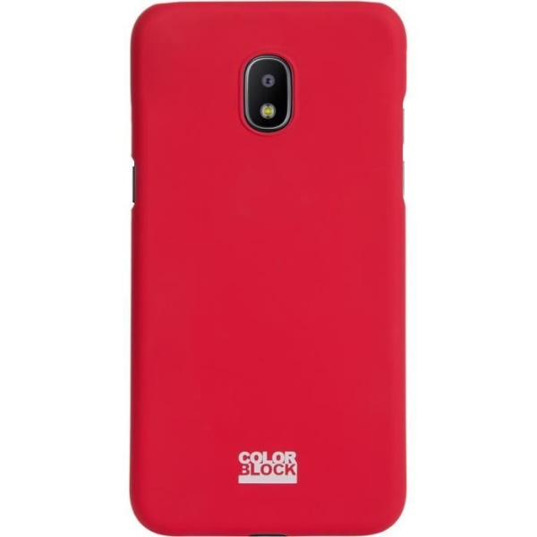 Punainen Colorblock puolijäykkä kotelo Samsung Galaxy J2 2018:lle